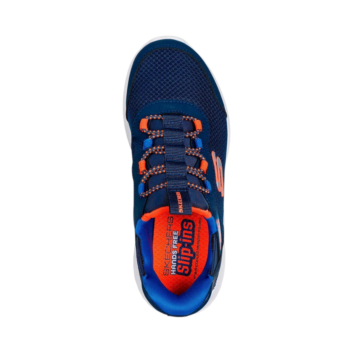 403822L-NVBL Bounder Brisk Burst dječje tenisice tamnoplavo-plave – Skechers