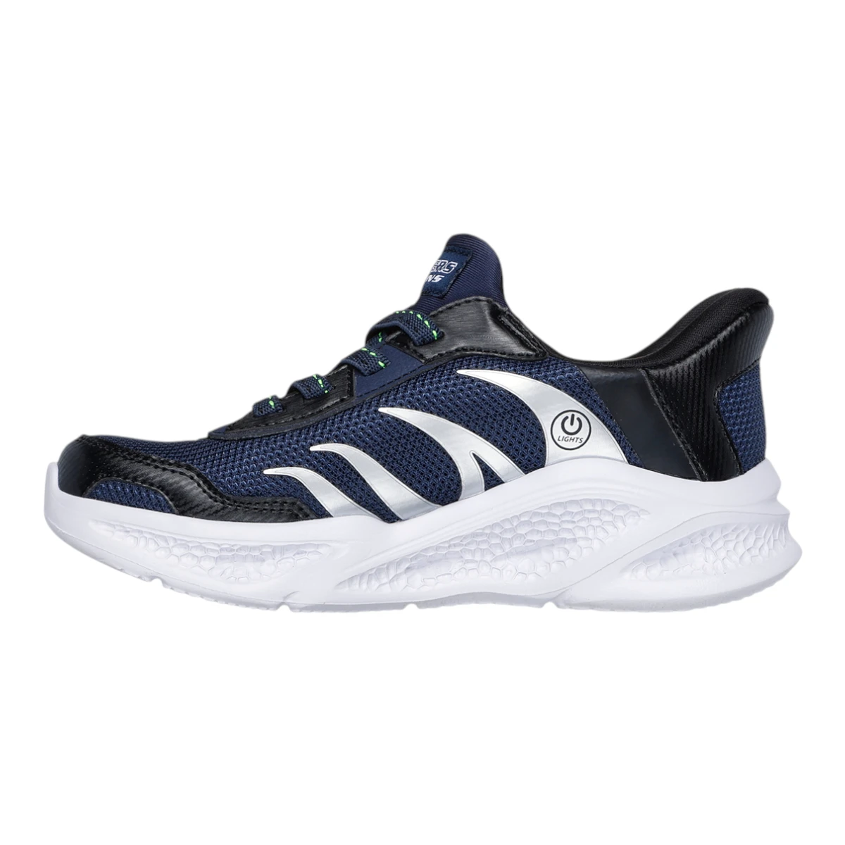 403848L-NVBK Meteor-Ligh dječje tenisice tamnoplavo-crne – Skechers