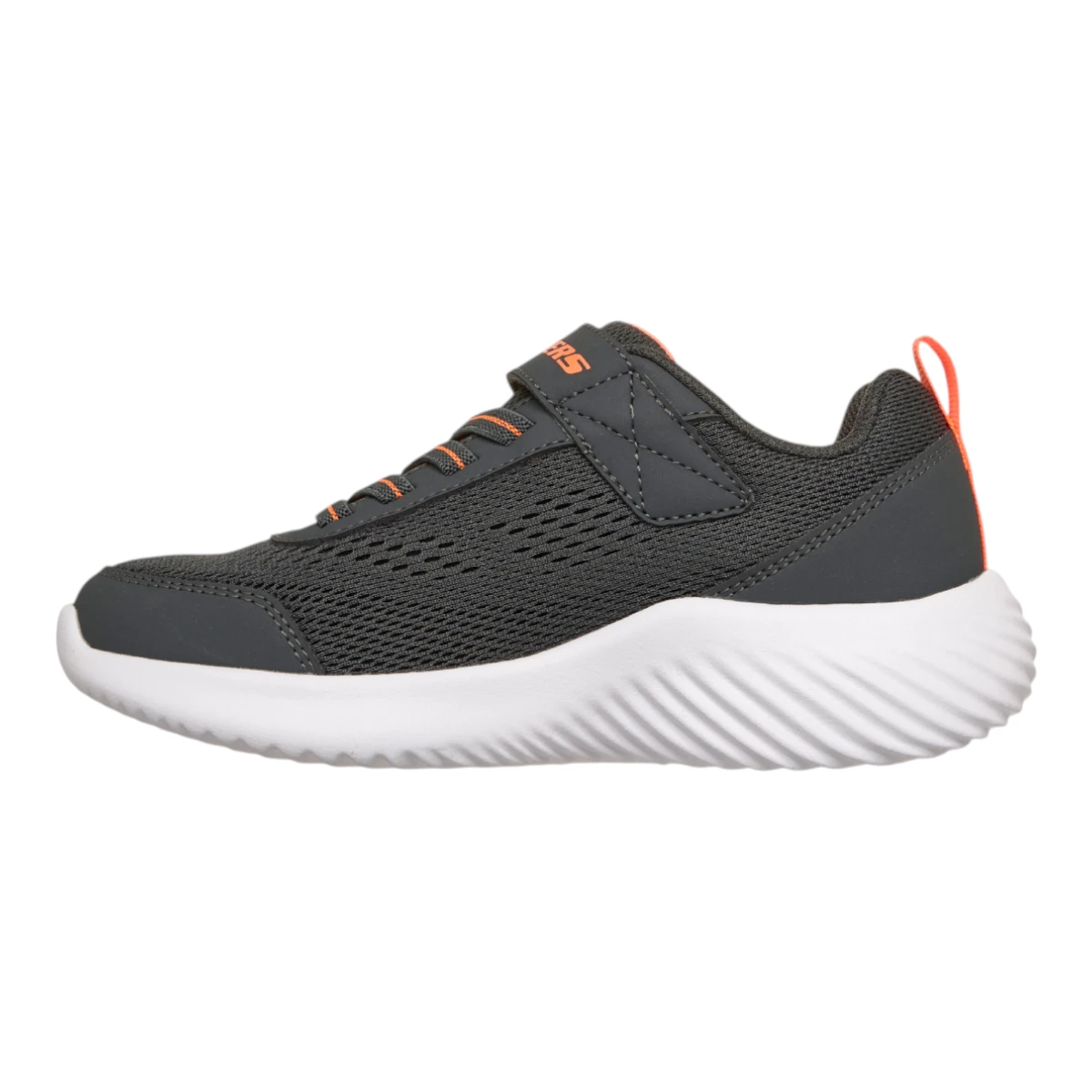 403905L-CHAR Bounder Quantarun dječje tenisice sive – Skechers