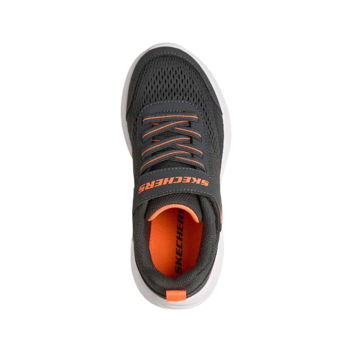 403905L-CHAR Bounder Quantarun dječje tenisice sive – Skechers