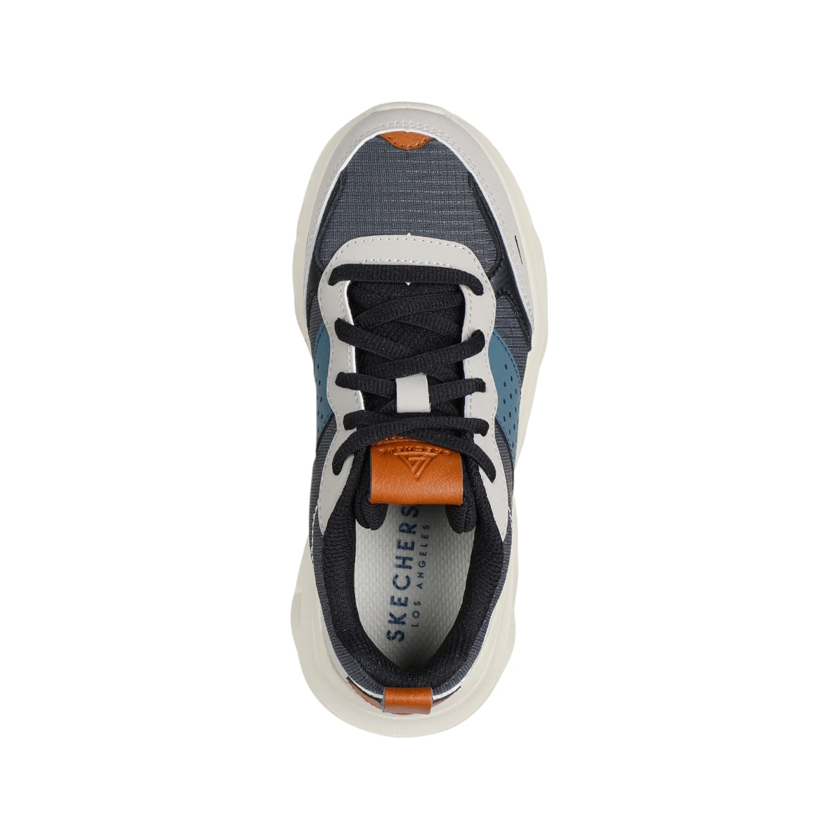 406145L-NTBK SKX-1121 dječje tenisice bež-crne – Skechers