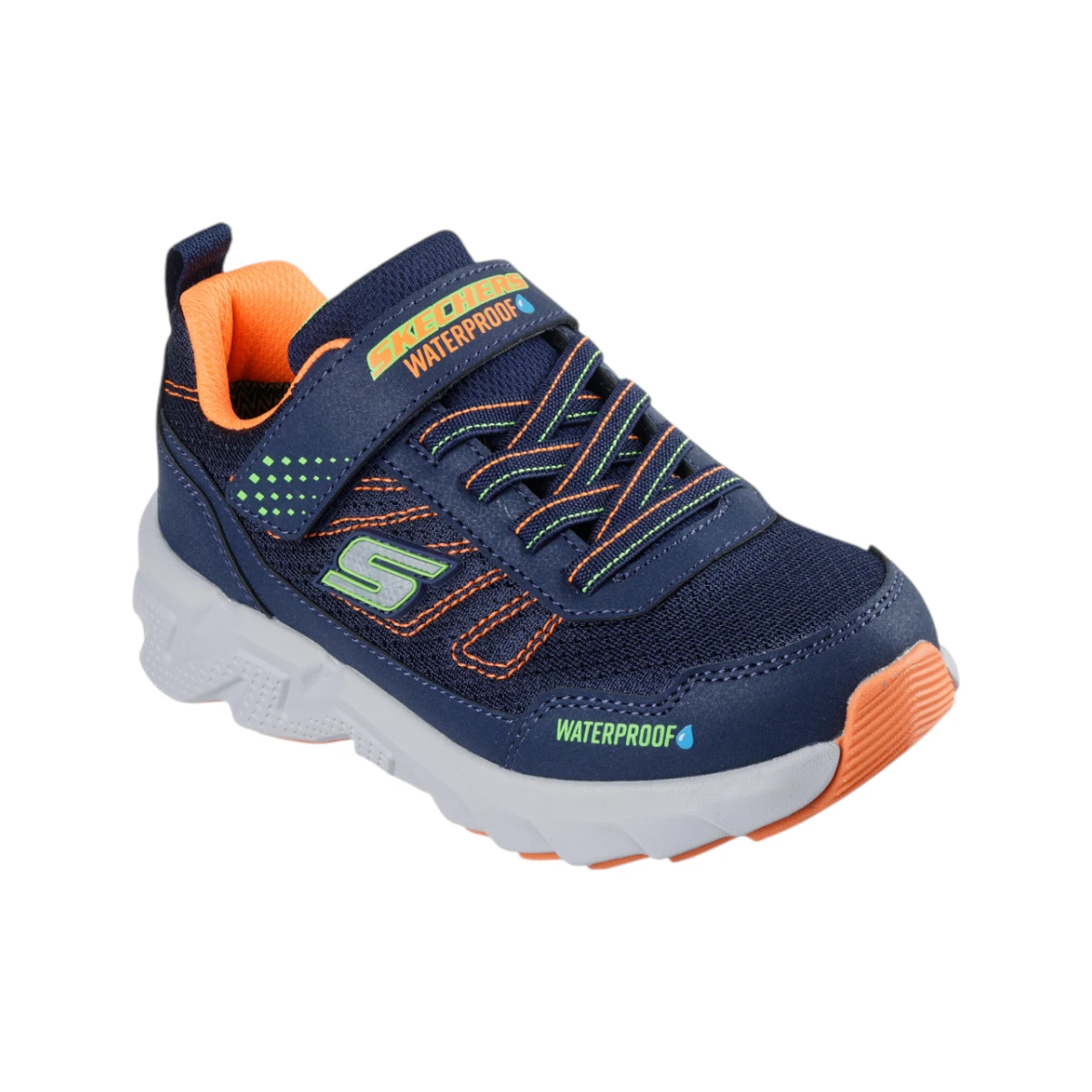 406334L-NVOR Tread Aquavek Elite Sport dječje tenisice tamnoplavo-narančaste – Skechers