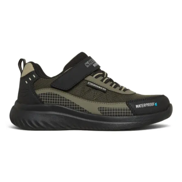 Bounder 2.0 Aqua Pace crno-maslinaste dječje tenisice - Skechers