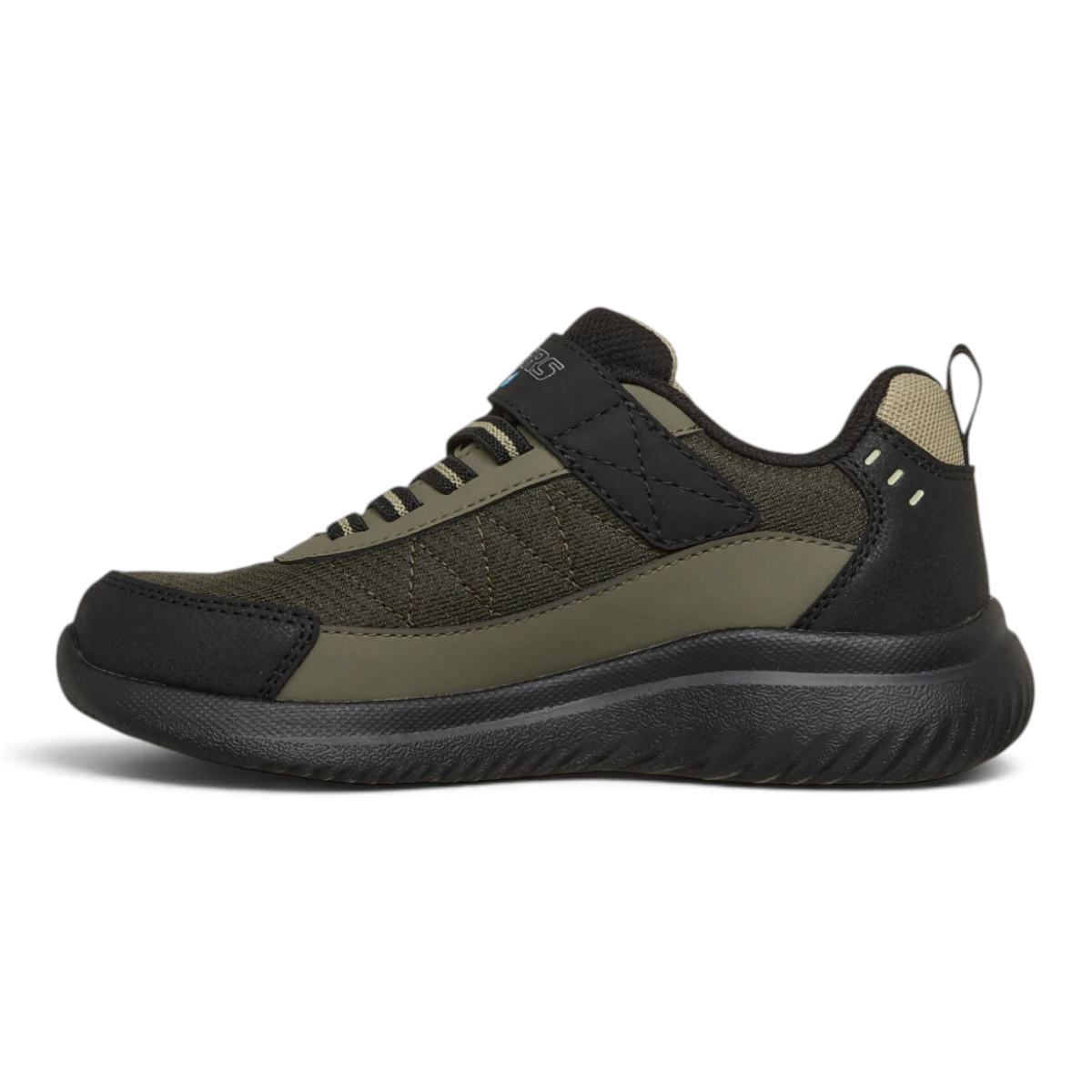  406341L-BKOL Bounder 2.0 Aqua Pace crno-maslinaste dječje tenisice - Skechers