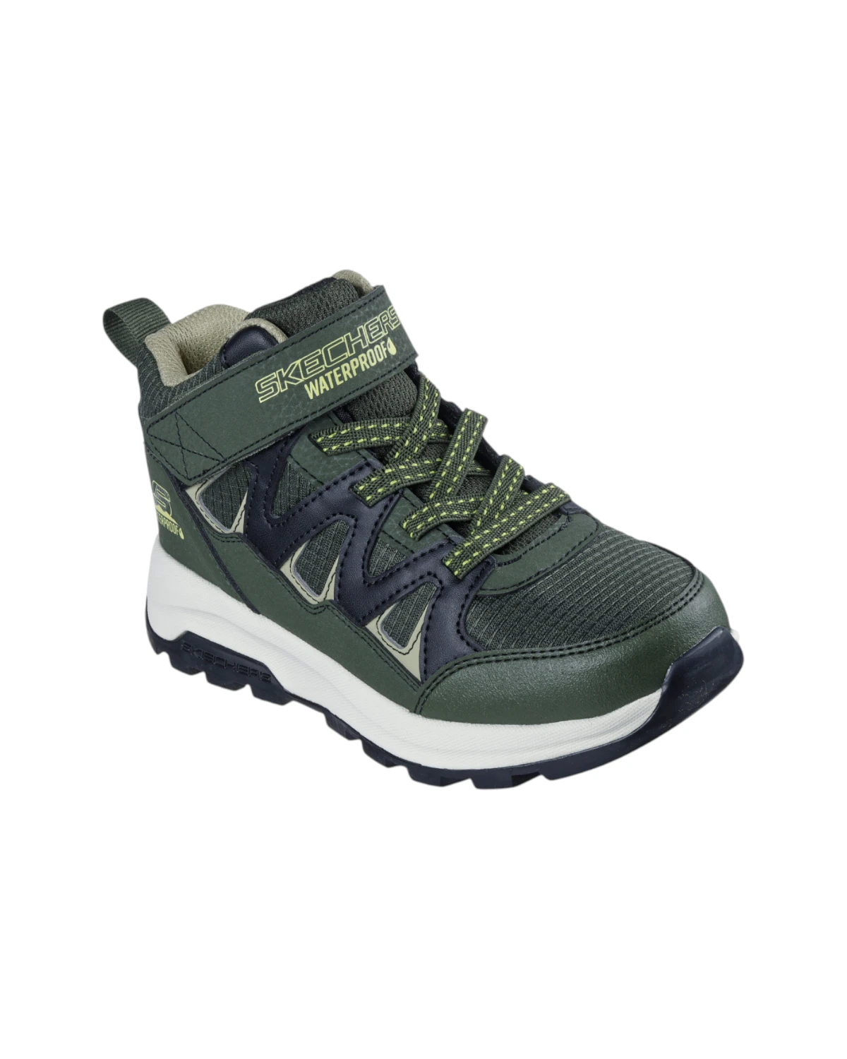 406377L-OLBK Drizzle Squad Storm Blazer dječje gležnjače maslinasto-crne – Skechers