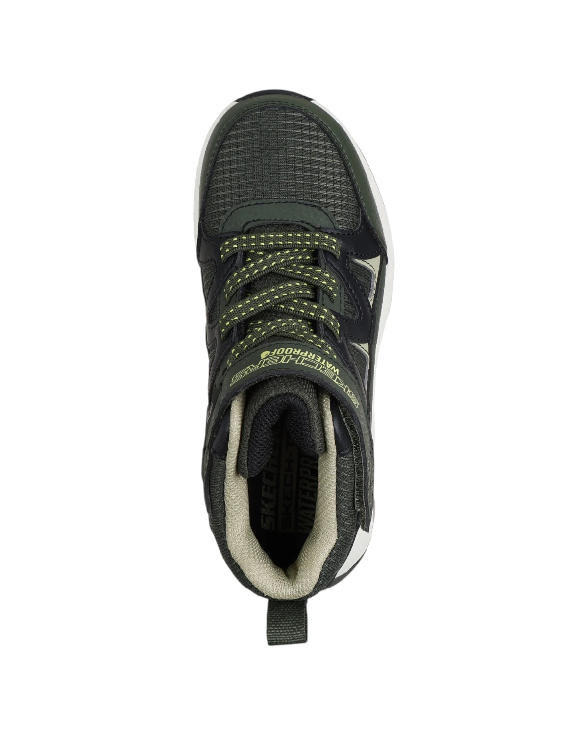 406377L-OLBK Drizzle Squad Storm Blazer dječje gležnjače maslinasto-crne – Skechers