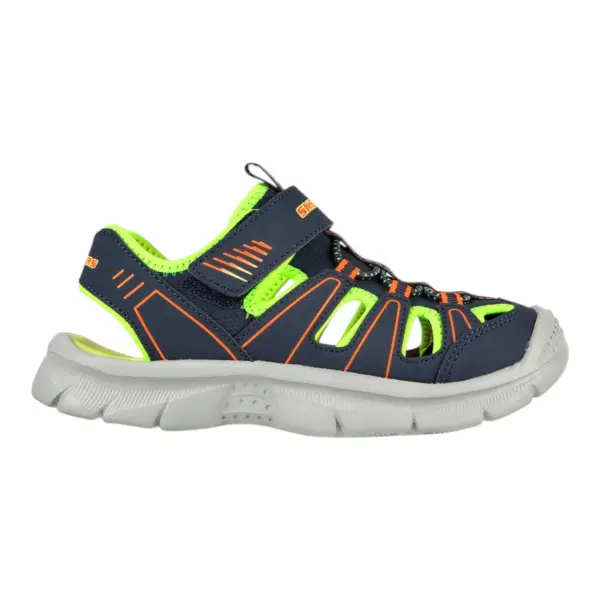 Relix Valder dječje sandale tamnoplavo-lime – Skechers
