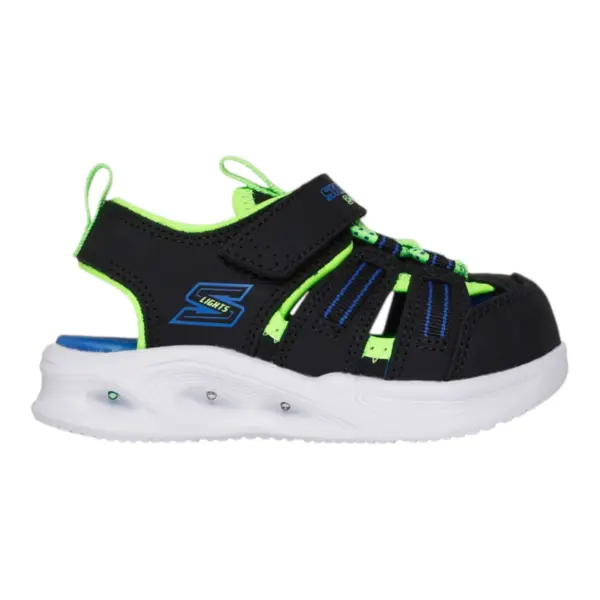 Hyper Coast Sola Glow dječje sandale crno-lime – Skechers
