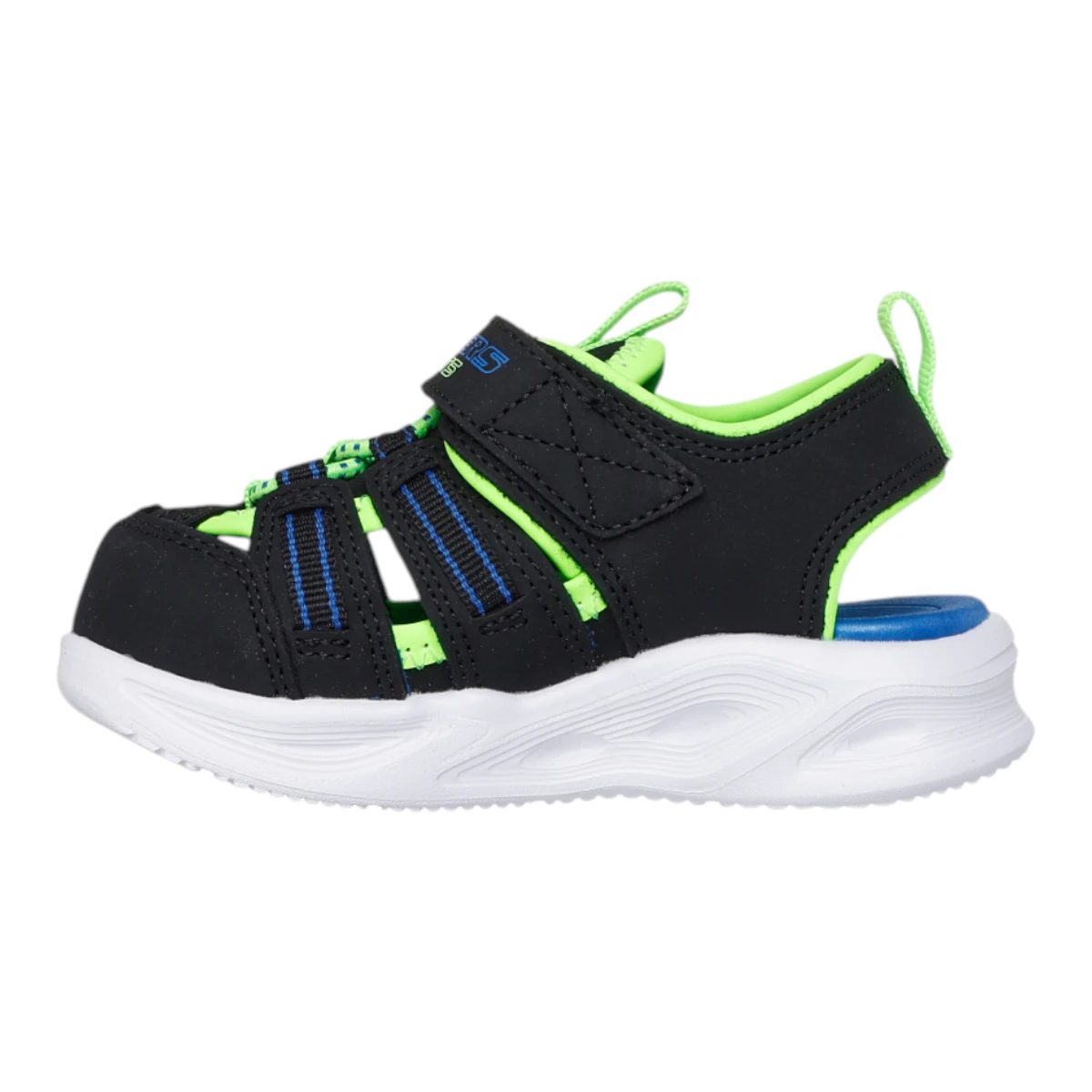 407033N-BKLM Hyper Coast Sola Glow dječje sandale crno-lime – Skechers