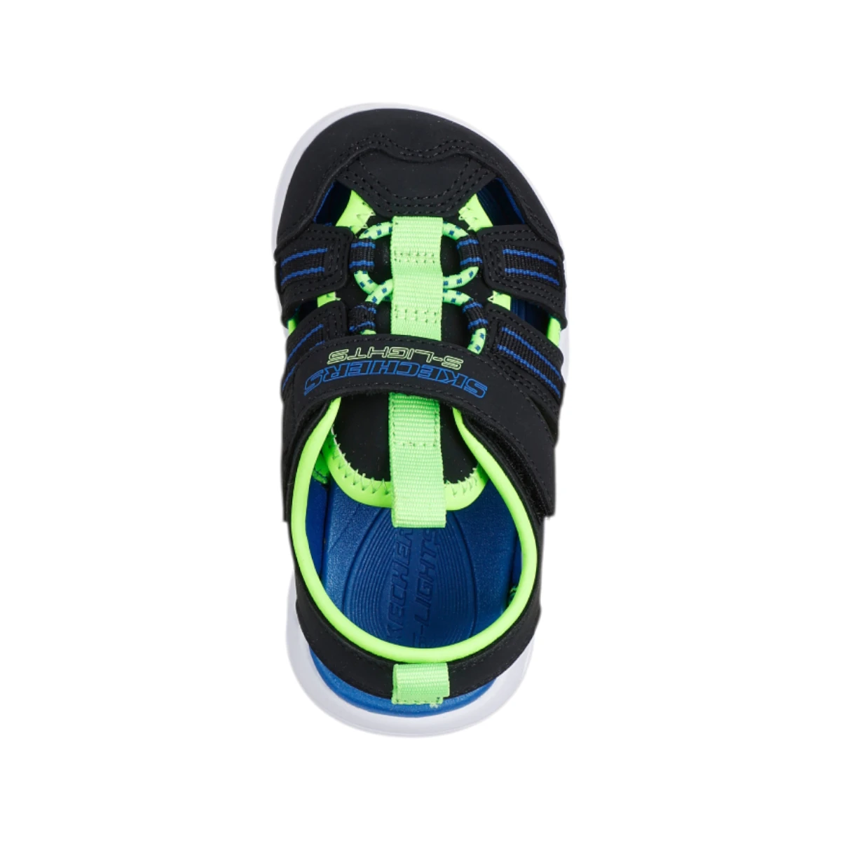 407033N-BKLM Hyper Coast Sola Glow dječje sandale crno-lime – Skechers