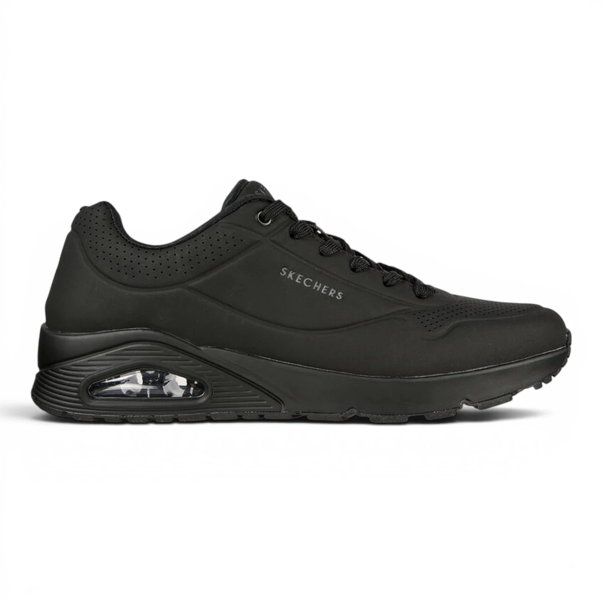 52458-BBK UNO Stand on Air muške tenisice crne – Skechers
