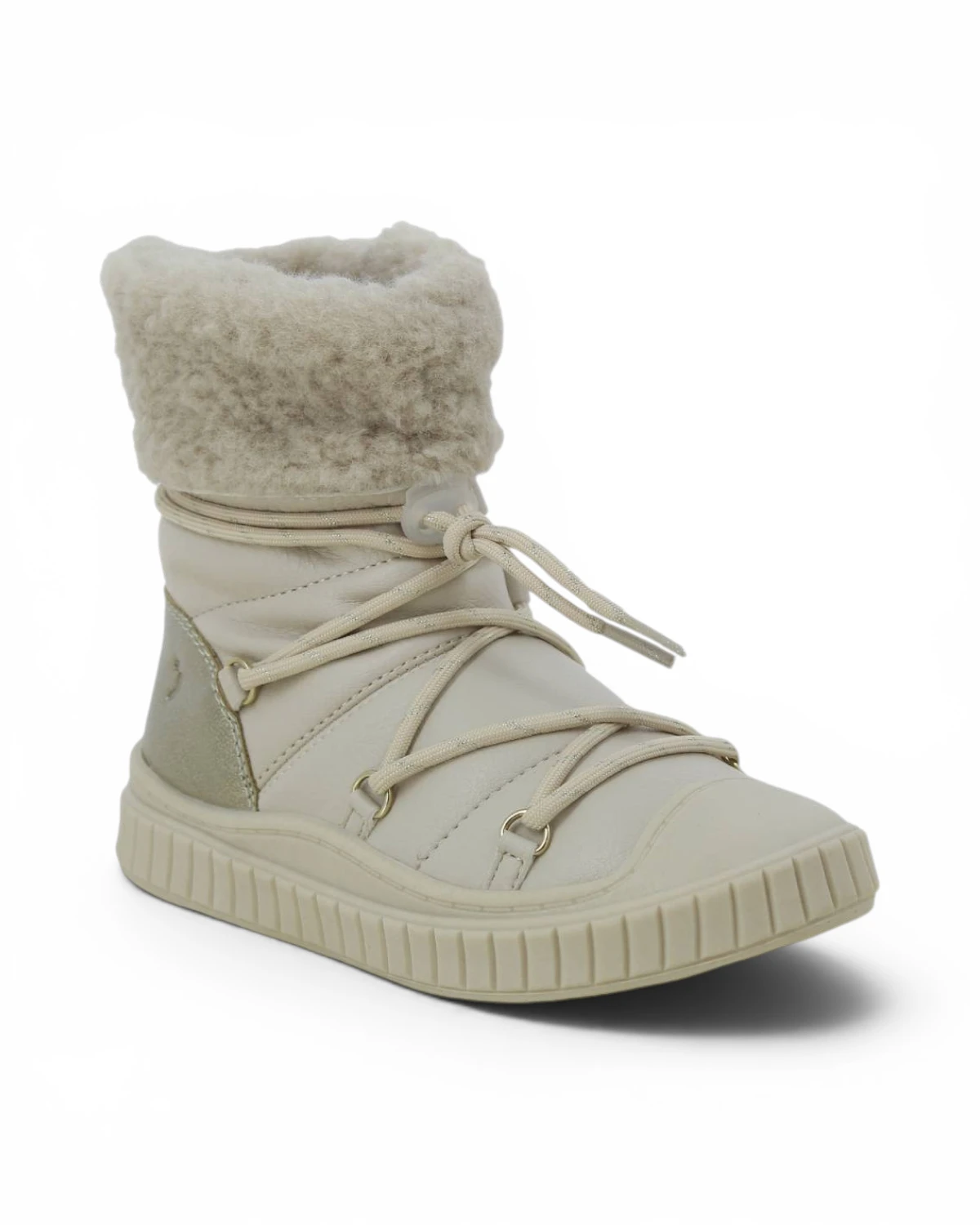 639328-BEIGE Bež dječje zimske čizme – Benefit