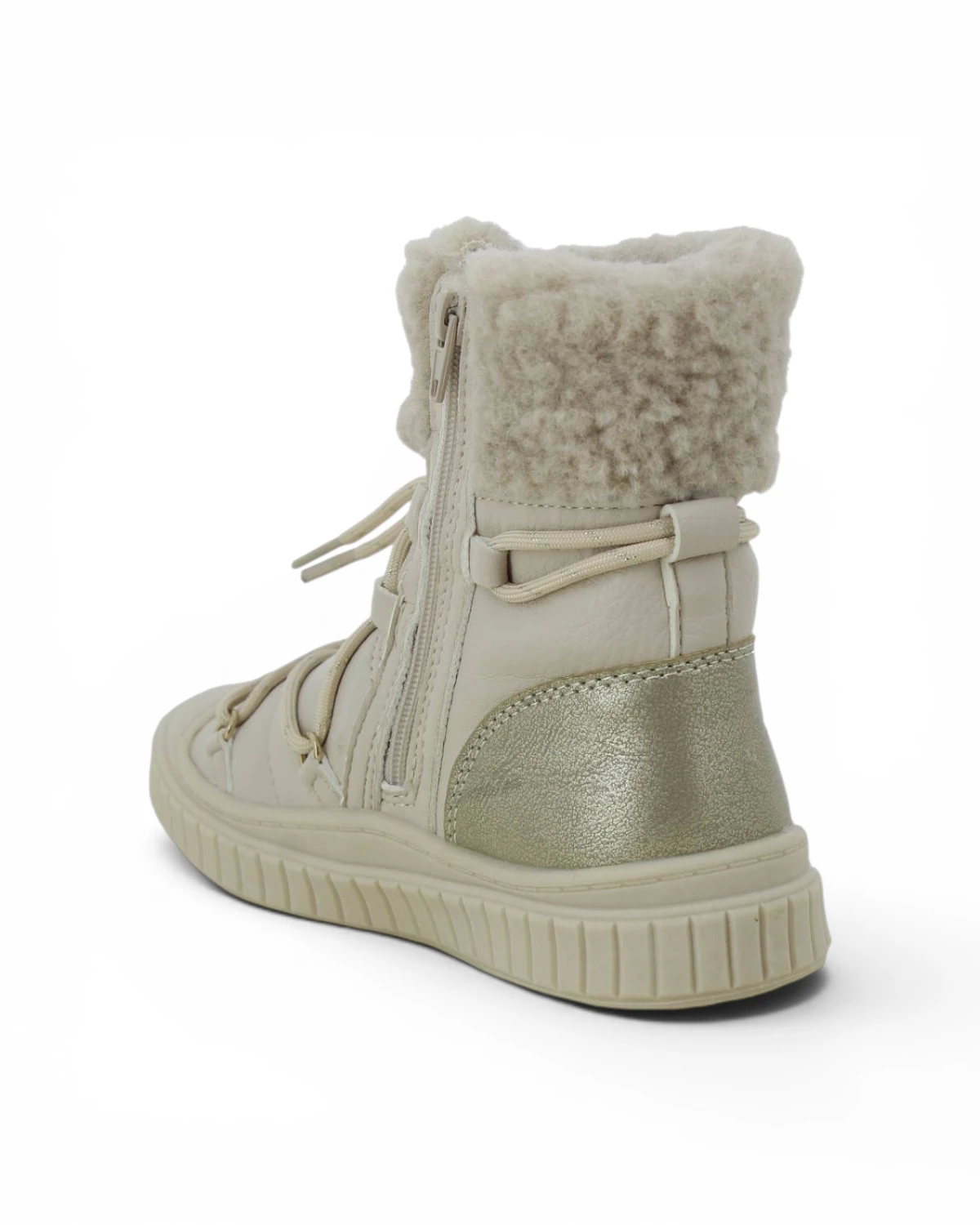 639328-BEIGE Bež dječje zimske čizme – Benefit