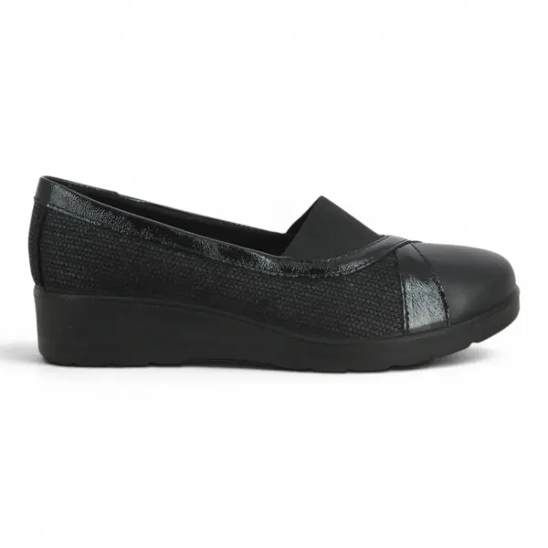 Ženske Kožne Slip-On Mokasine Imac Nero