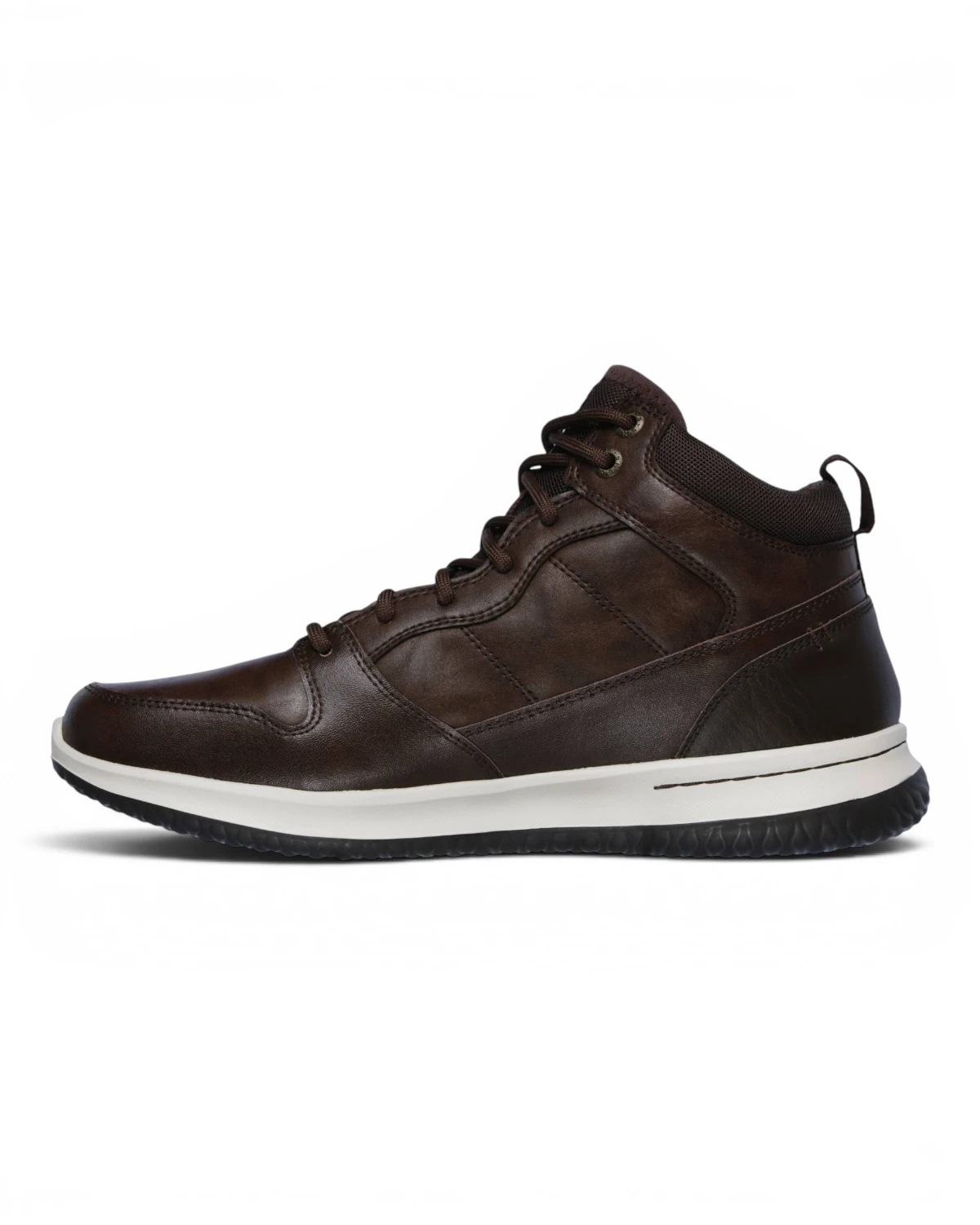 65801-CHOC Smeđe muške tenisice/gležnjače Delson Selecto – Skechers