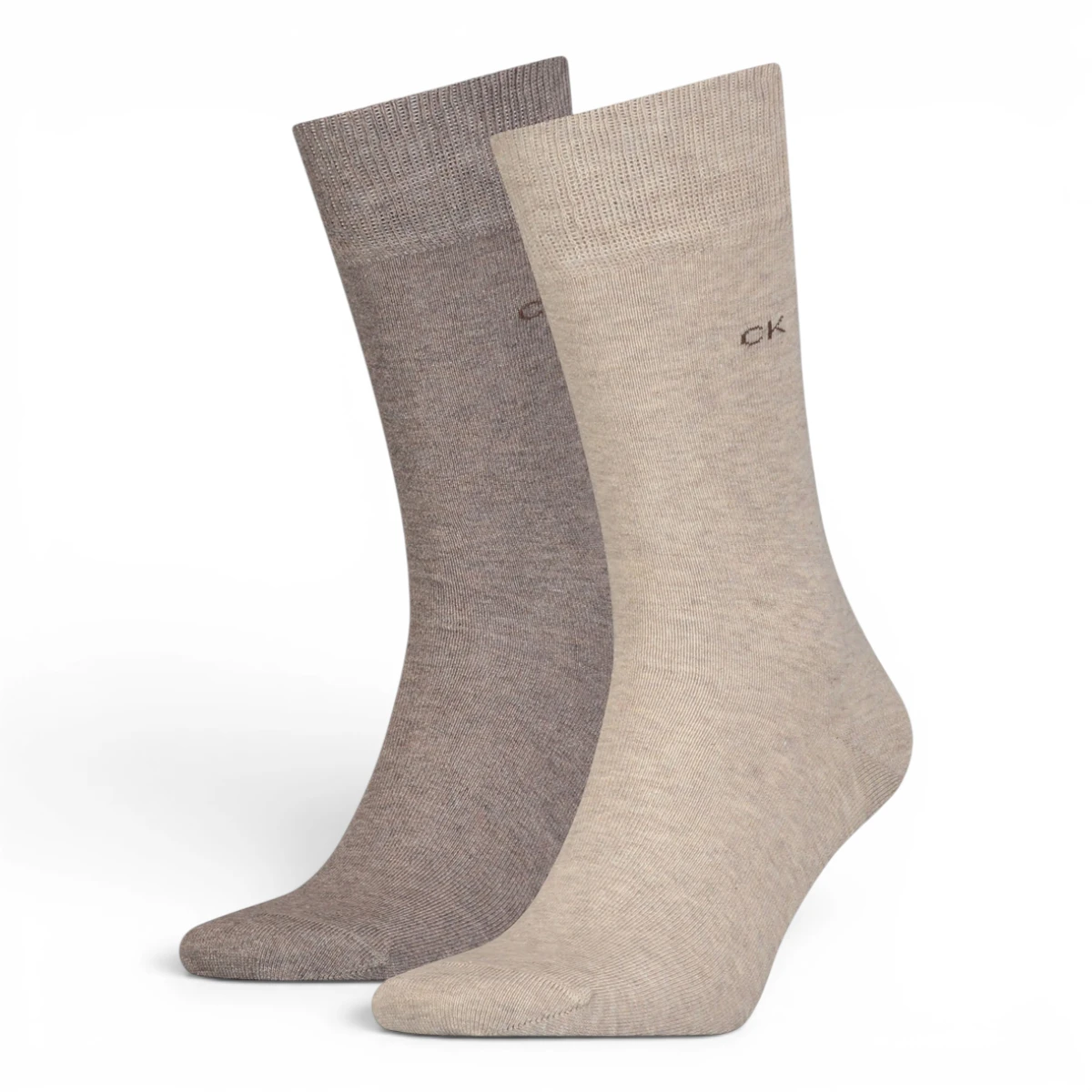 701218631-006-43/46 Bež muške čarape 2-pack – Calvin Klein
