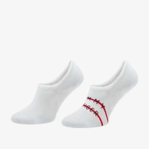 701222189-001 Tommy Hilfiger muške čarape Men Footie TH Stripe 2P white