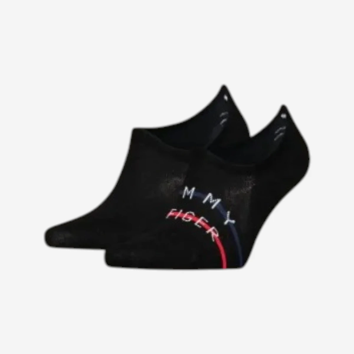 701222189-003 Tommy Hilfiger muške čarape Men Footie TH Stripe 2P black