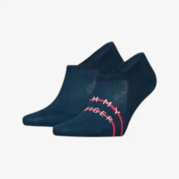 Tommy Hilfiger muške čarape Men Footie TH Stripe 2P navy