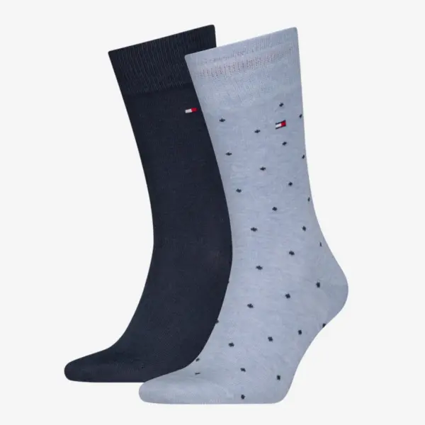 Tommy Hilfiger muške čarape Men Sock Dot 2P light blue melange