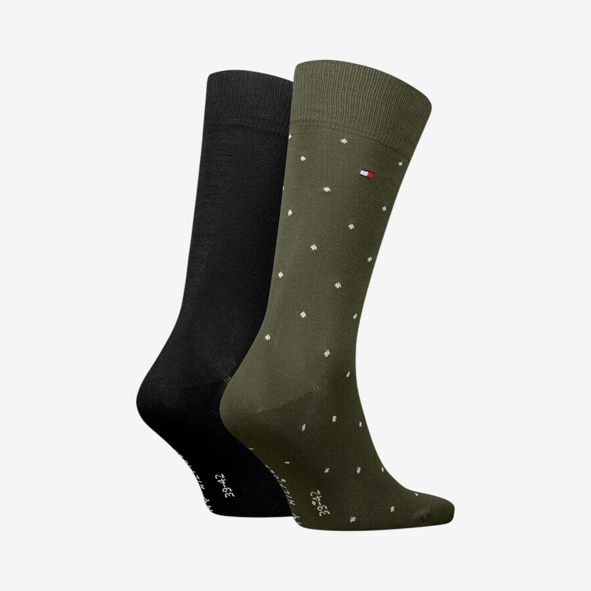 701230780-015 Tommy Hilfiger muške čarape Men Sock Dot 2P army green