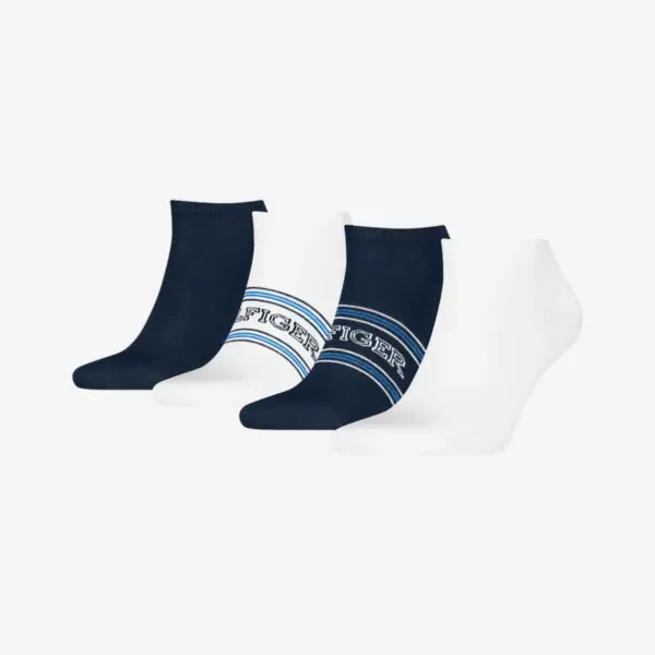 Tommy Hilfiger muške čarape Men Sneaker Giftbox 4 para navy white