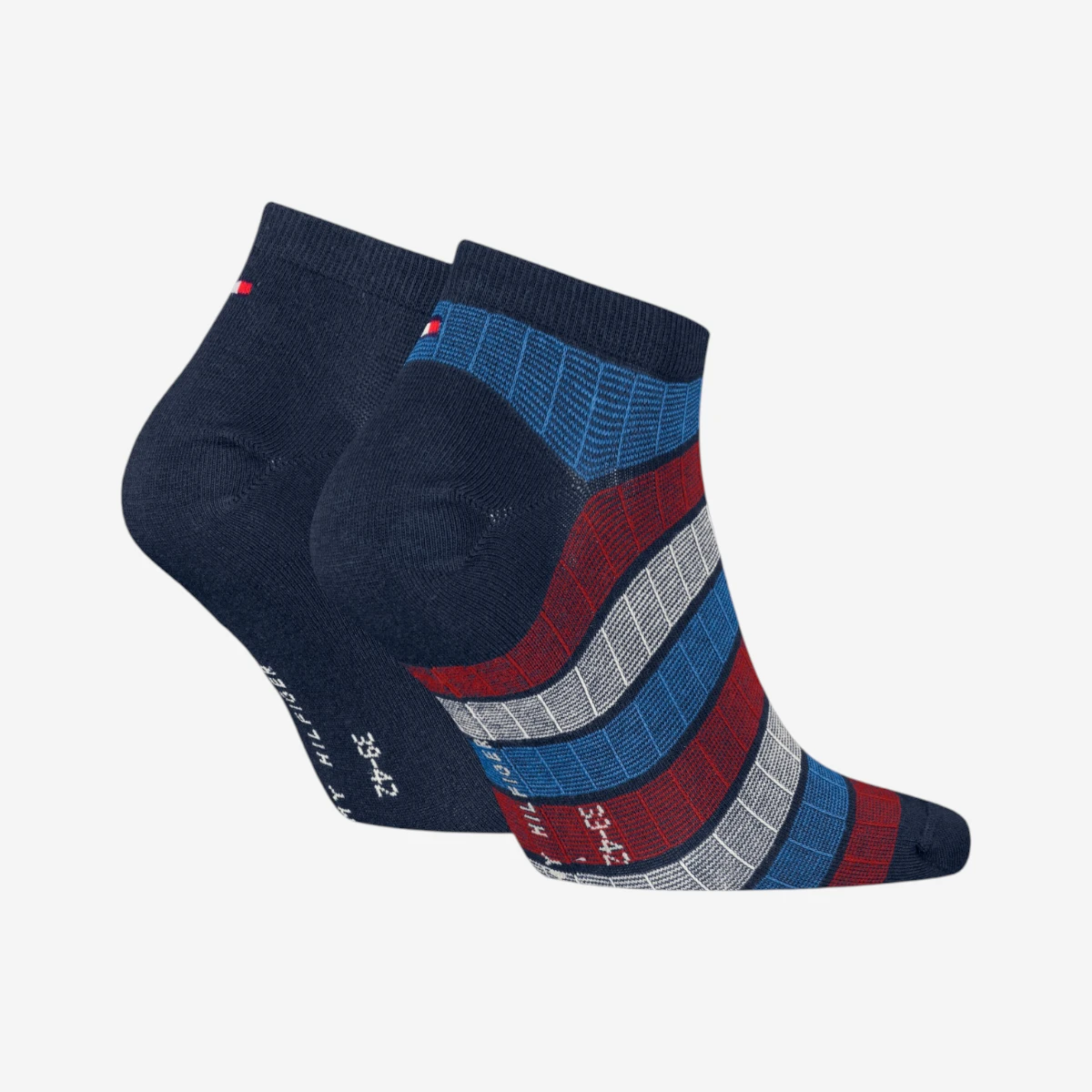 701232934-001 Tommy Hilfiger muške čarape Men Sock 2P navy grey burgundy