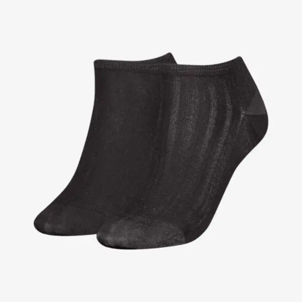 Tommy Hilfiger ženske čarape Women Sneaker Shine 2P black