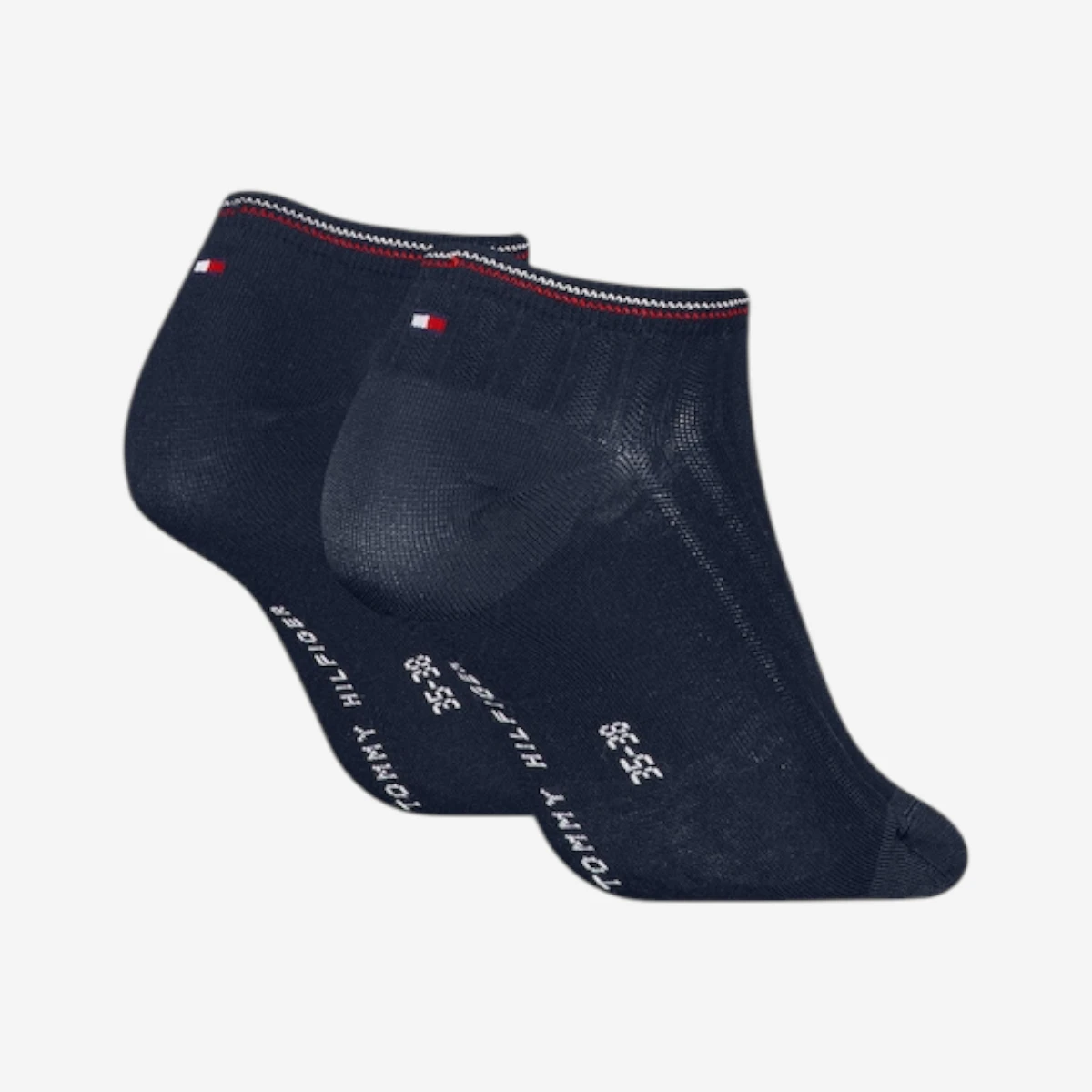 701233234-002 Tommy Hilfiger ženske čarape Women Sneaker Shine 2P navy