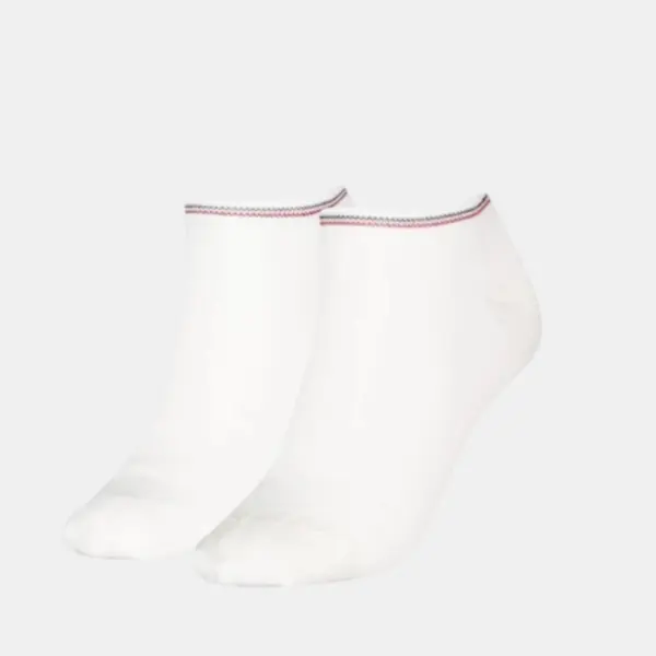 Tommy Hilfiger ženske čarape Women Sneaker Shine 2P white