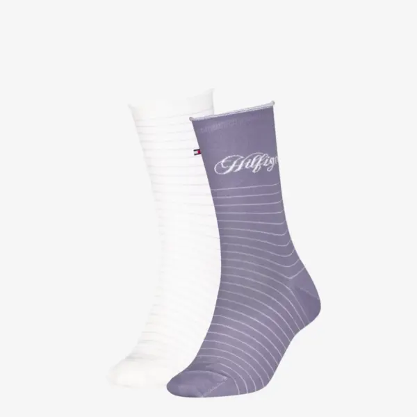 Tommy Hilfiger ženske čarape Women Sock Hilfiger Stripe 2P lilac