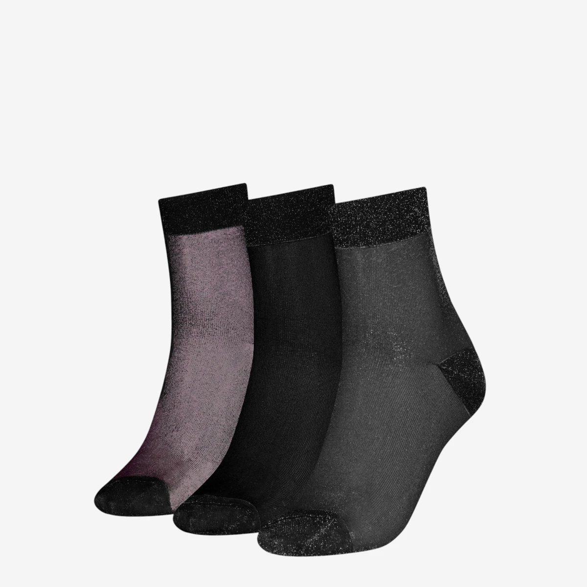 701236463-001 Tommy Hilfiger ženske čarape Women Short Sock 3P Gifting black