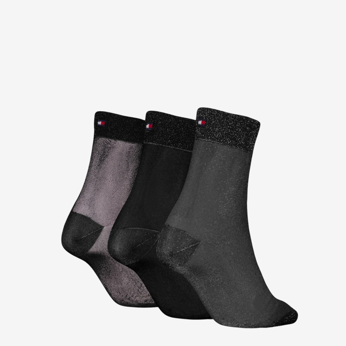 701236463-001 Tommy Hilfiger ženske čarape Women Short Sock 3P Gifting black