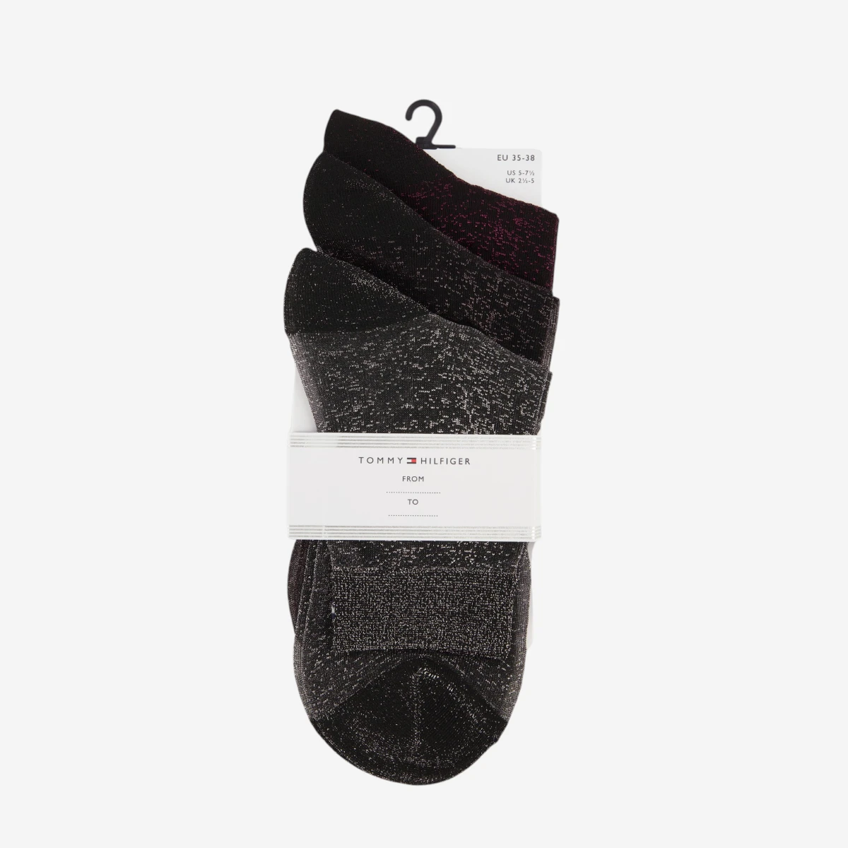 701236463-001 Tommy Hilfiger ženske čarape Women Short Sock 3P Gifting black