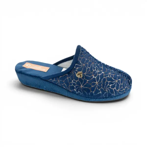 722-BLU Plave Tiglio papuče za udoban kućni stil