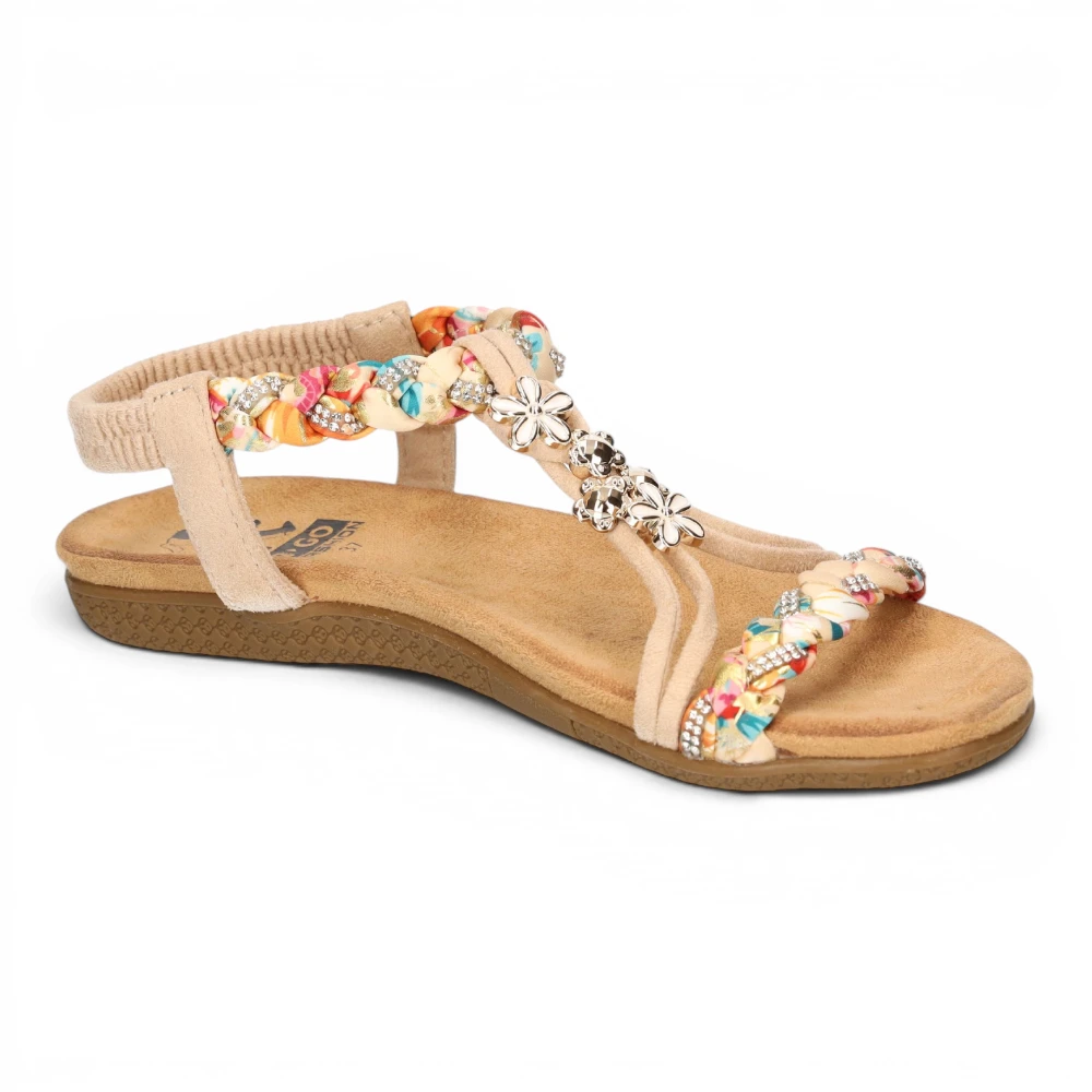 8018830-004 2GO Fashion Ženska sandala– Beige