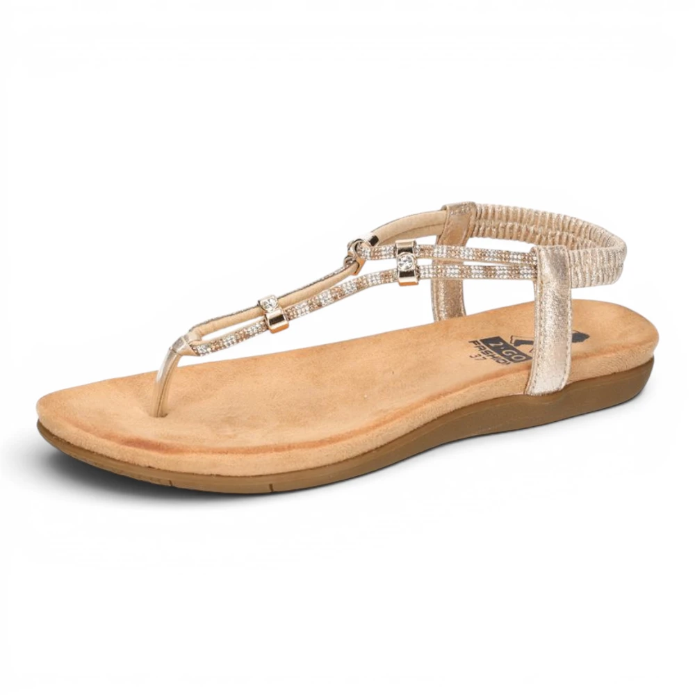 8018845-699 2GO Fashion ženska sandala gold