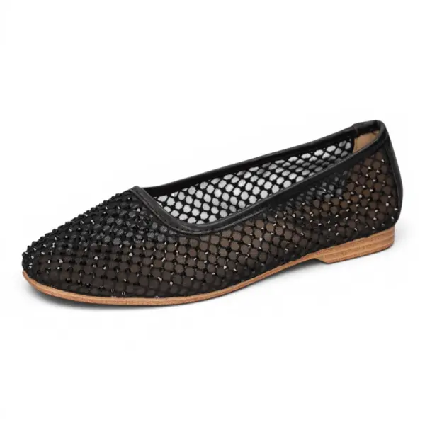 2GO Fashion ženske Balerinke – Crne (Schwarz)