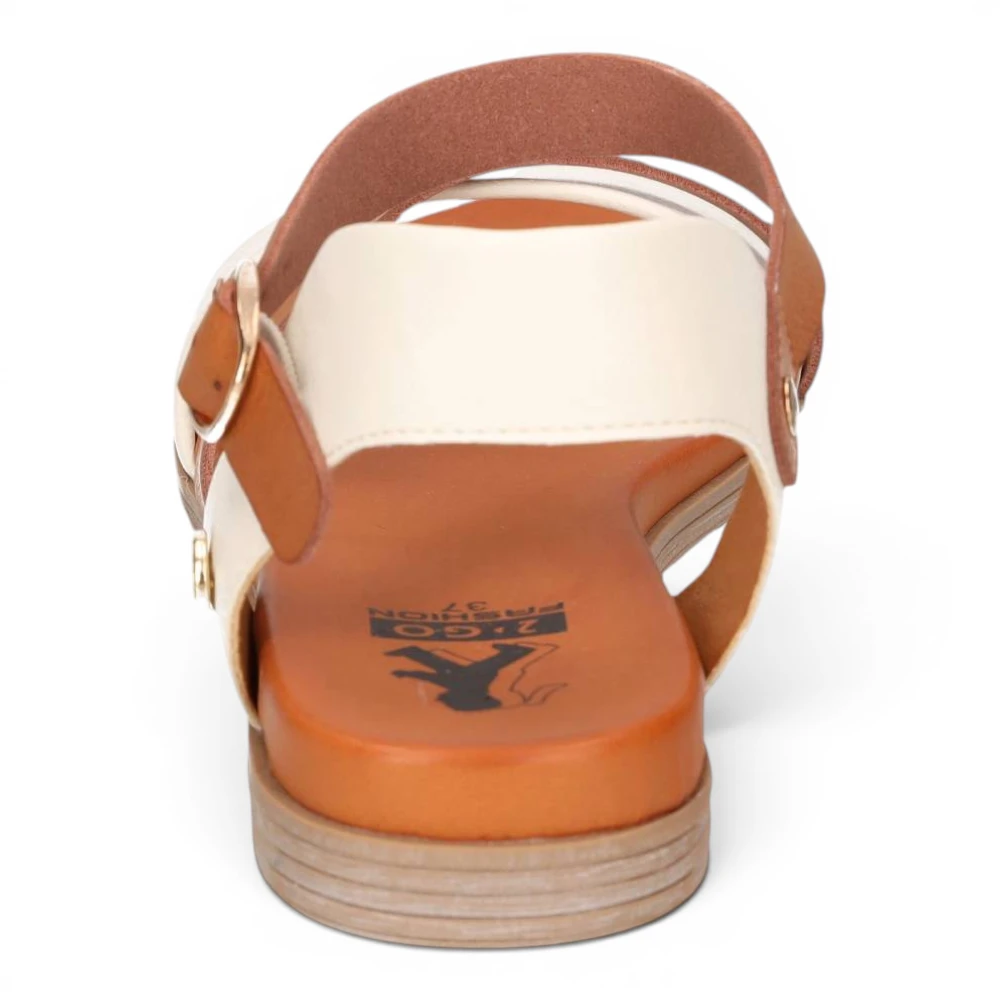 8274801-100 2GO Fashion Ženska sandala – Cremeweiss/Offwhite