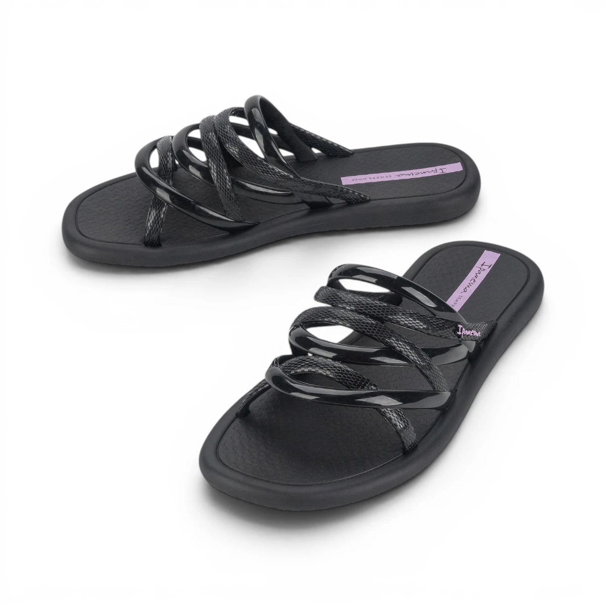 83606-AW816 IPANEMA MEU SOL SLIDE FEM BLACK/LILAC