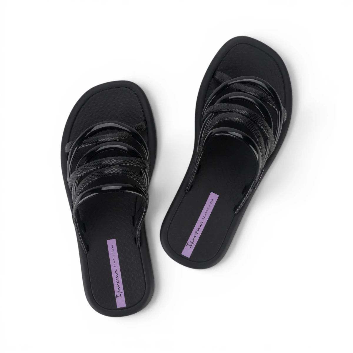 83606-AW816 IPANEMA MEU SOL SLIDE FEM BLACK/LILAC