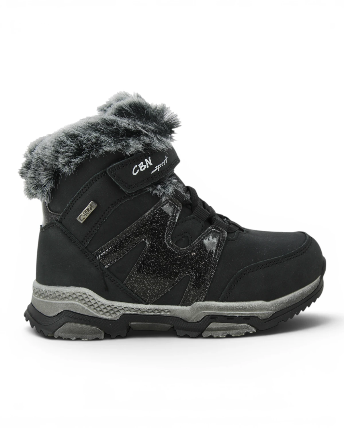 838386-black Crne čizme za djevojčice– Ciciban