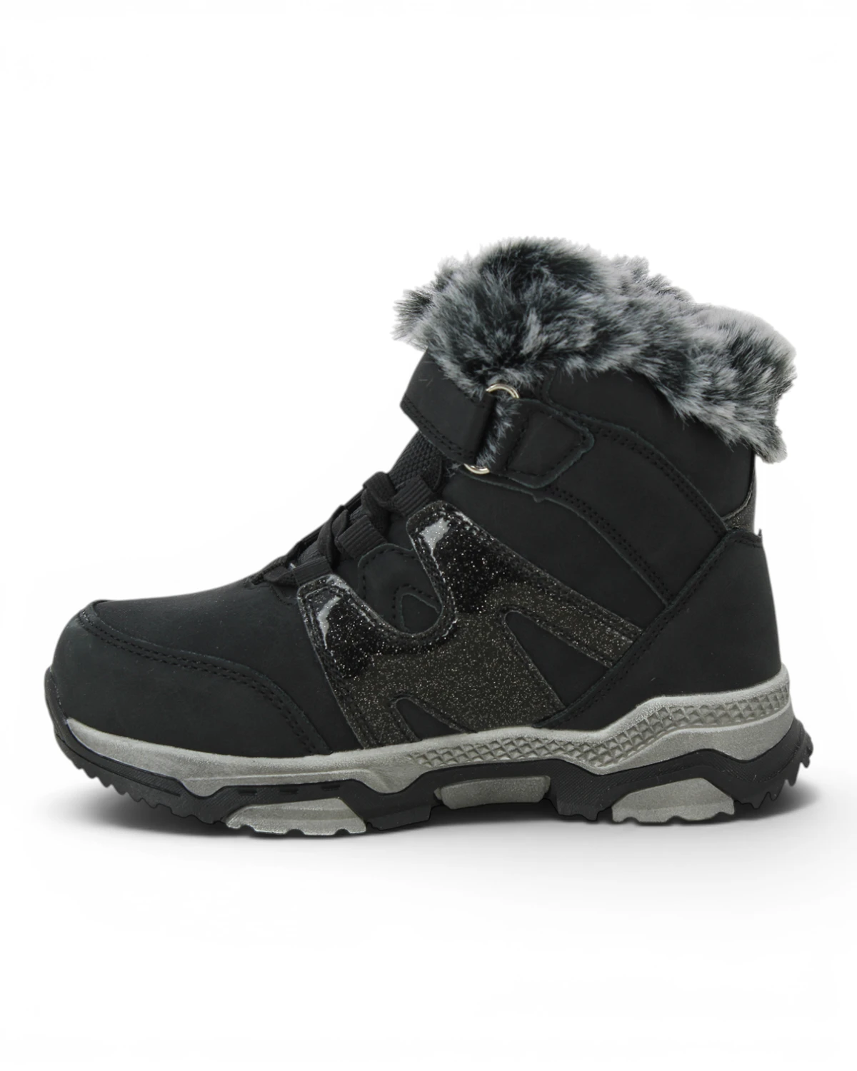 838386-black Crne čizme za djevojčice– Ciciban