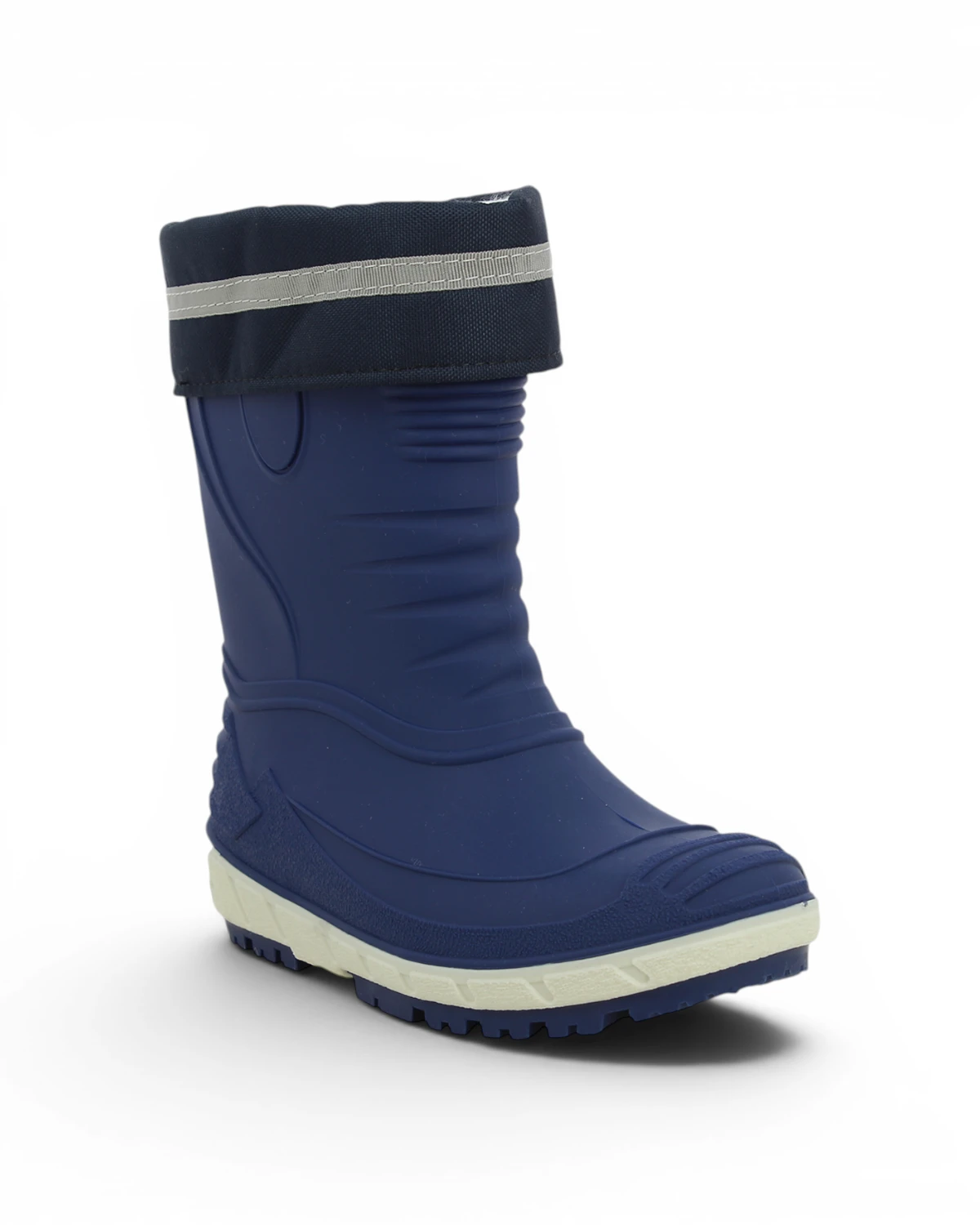 849452-BLUE Dječje Gumene Čizme S Krznom Blue - Ciciban