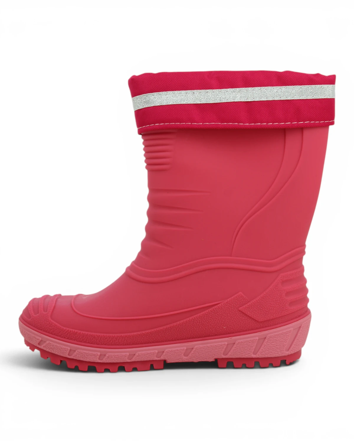 849452-FUXIA Dječje Gumene Čizme S Krznom Fuxia - Ciciban