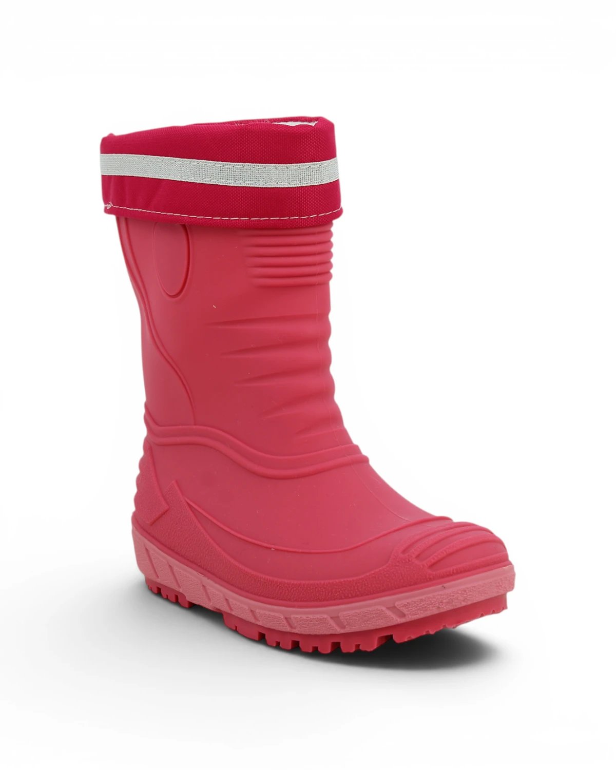 849452-FUXIA Dječje Gumene Čizme S Krznom Fuxia - Ciciban