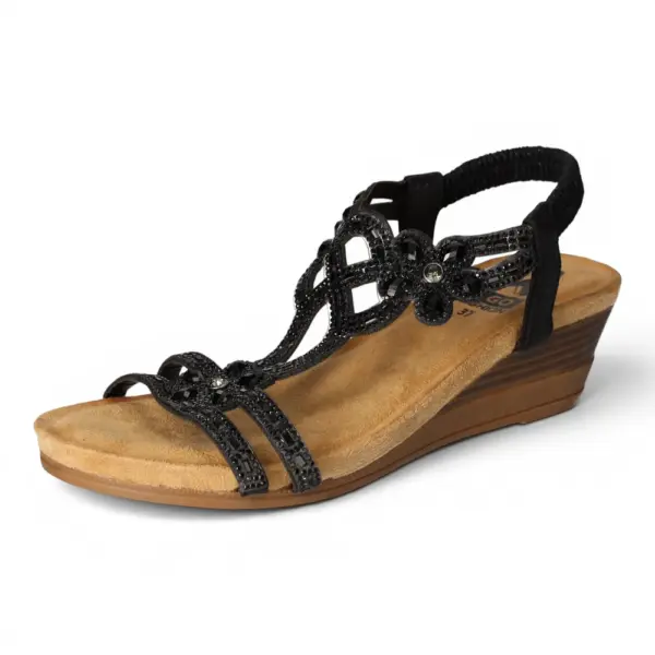 Crne sandale Fashion– 2GO
