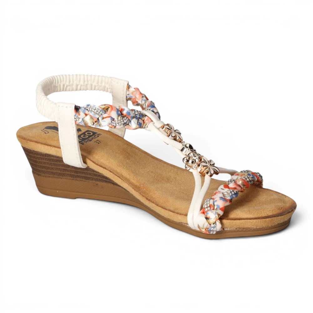 8910808-001 Bijele sandale Fashion- 2GO