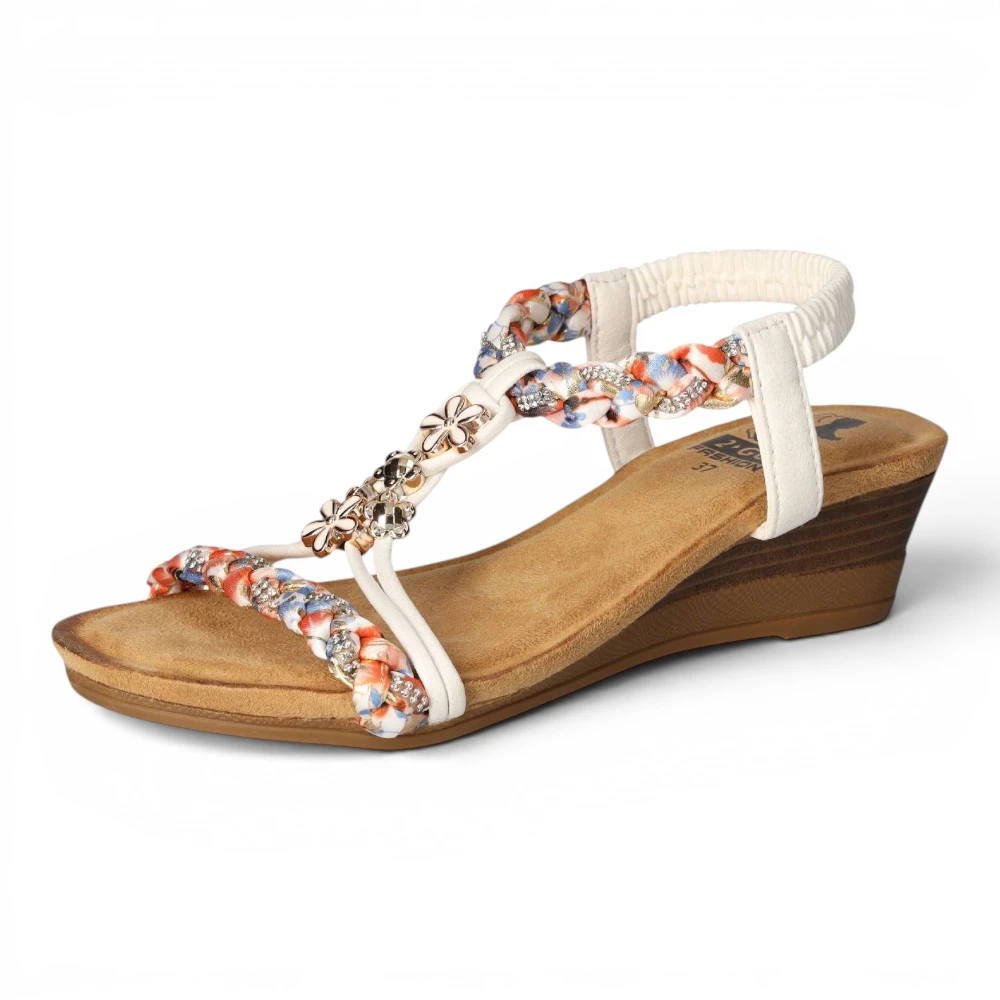 8910808-001 Bijele sandale Fashion- 2GO