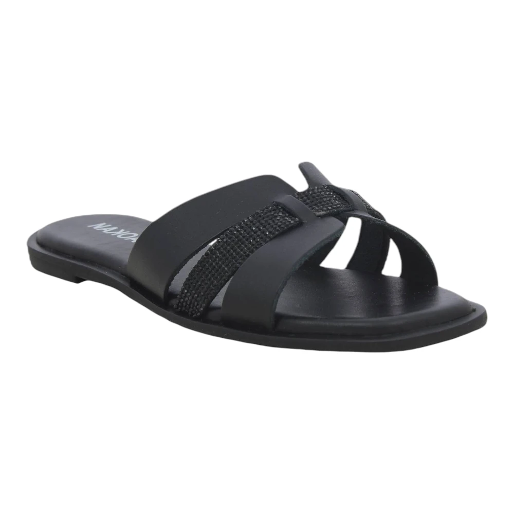 93-701-BLACK Nakoa Black – Elegantne Ženske Natikače za Opušten i Moderan Ljetni Korak